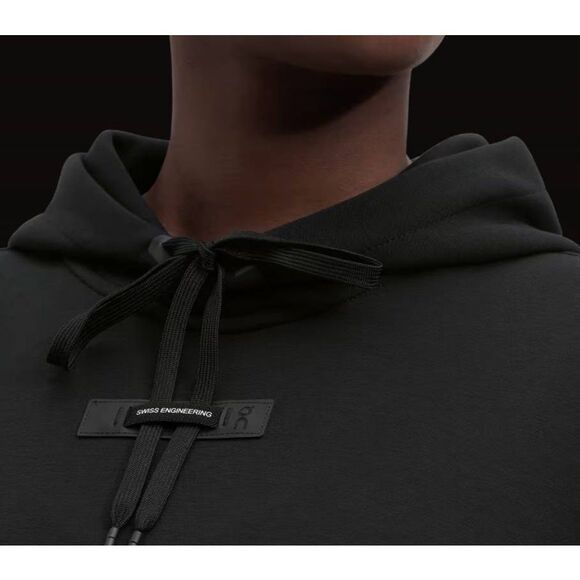 On Women's running hoodie black. Brand new with tags. Size small. Black - Picture 4 of 8